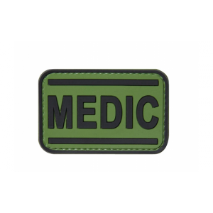 Шеврон MEDIC олива PVC 5*8